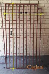 METALNA REŠETKASTA VRATA SA ŠTOKOM